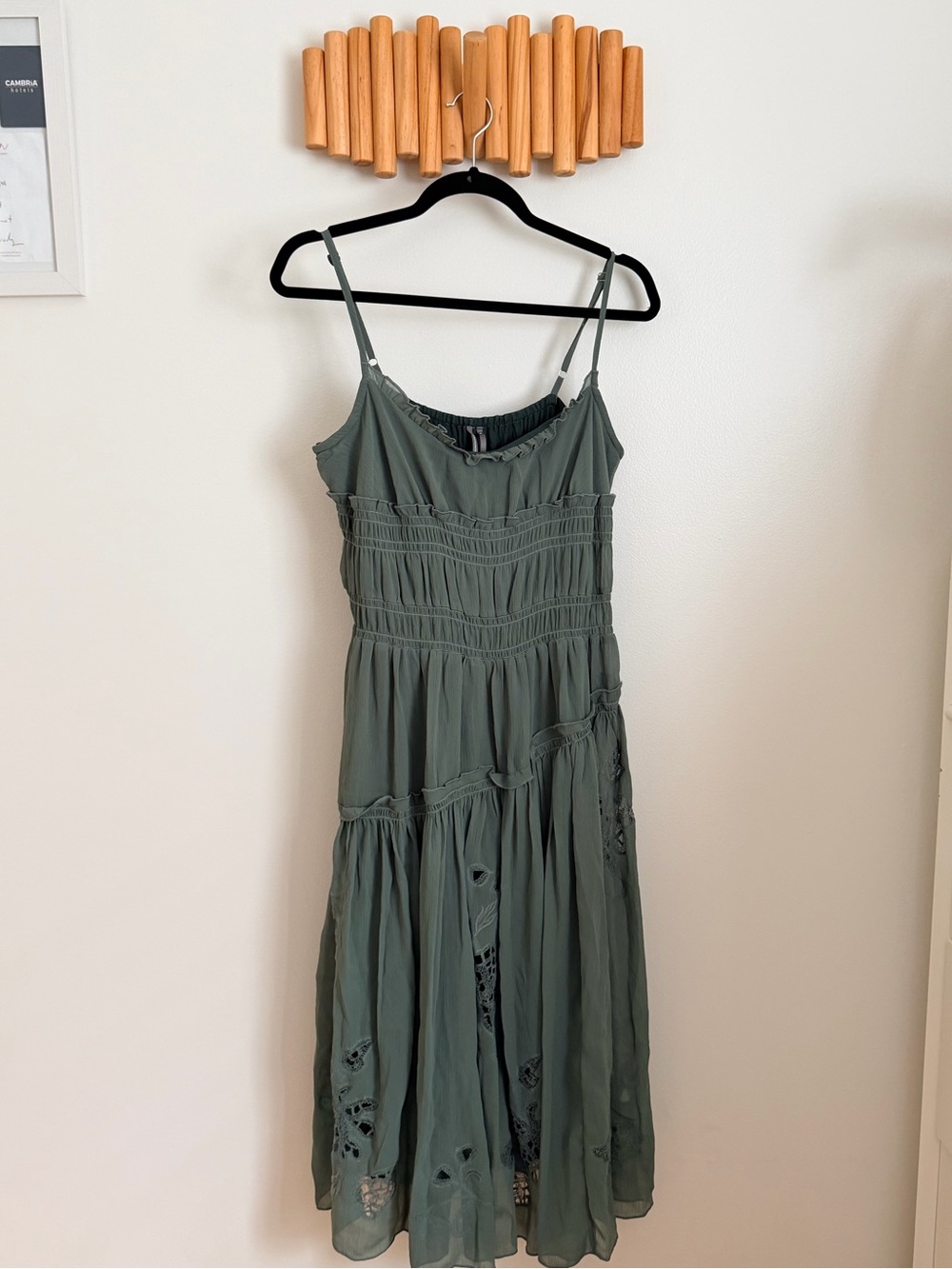 By Anthropologie Sleeveless Midi Dress